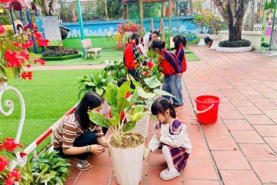 🌸🌱 TRƯỜNG MẦM NON KHÁNH AN HƯỞNG ỨNG TẾT TRỒNG CÂY 🌱🌸