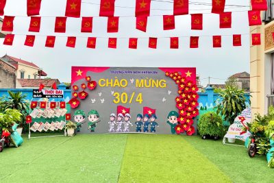 HÀO KHÍ NON SÔNG – RẠNG RỠ TRANG SỬ VÀNG (30/04) Trường Mầm non Khánh An Hướng tới kỷ niệm 51 năm Ngày Giải phóng miền Nam, thống nhất đất nước (30/04).
